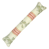 Washable velvet draught excluder - English oakleaf motif