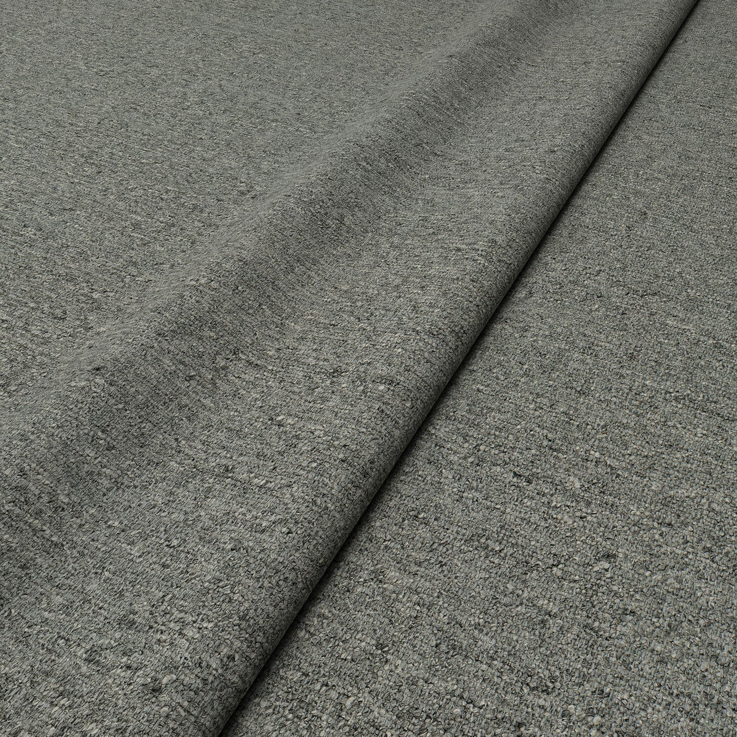 Woven grey coloured fabric sample