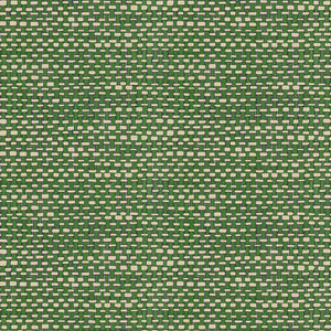 Sample of a green wallpaper with faux basketweave pattern