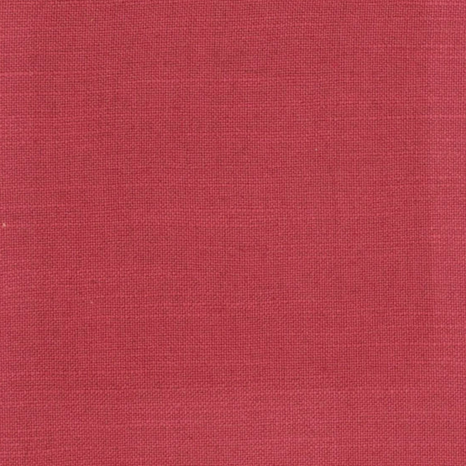 Plain fabric swatch, colour Cranberry.
