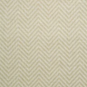 Fabric swatch of a neutral herringbone weave fabric for curtains and upholstery
