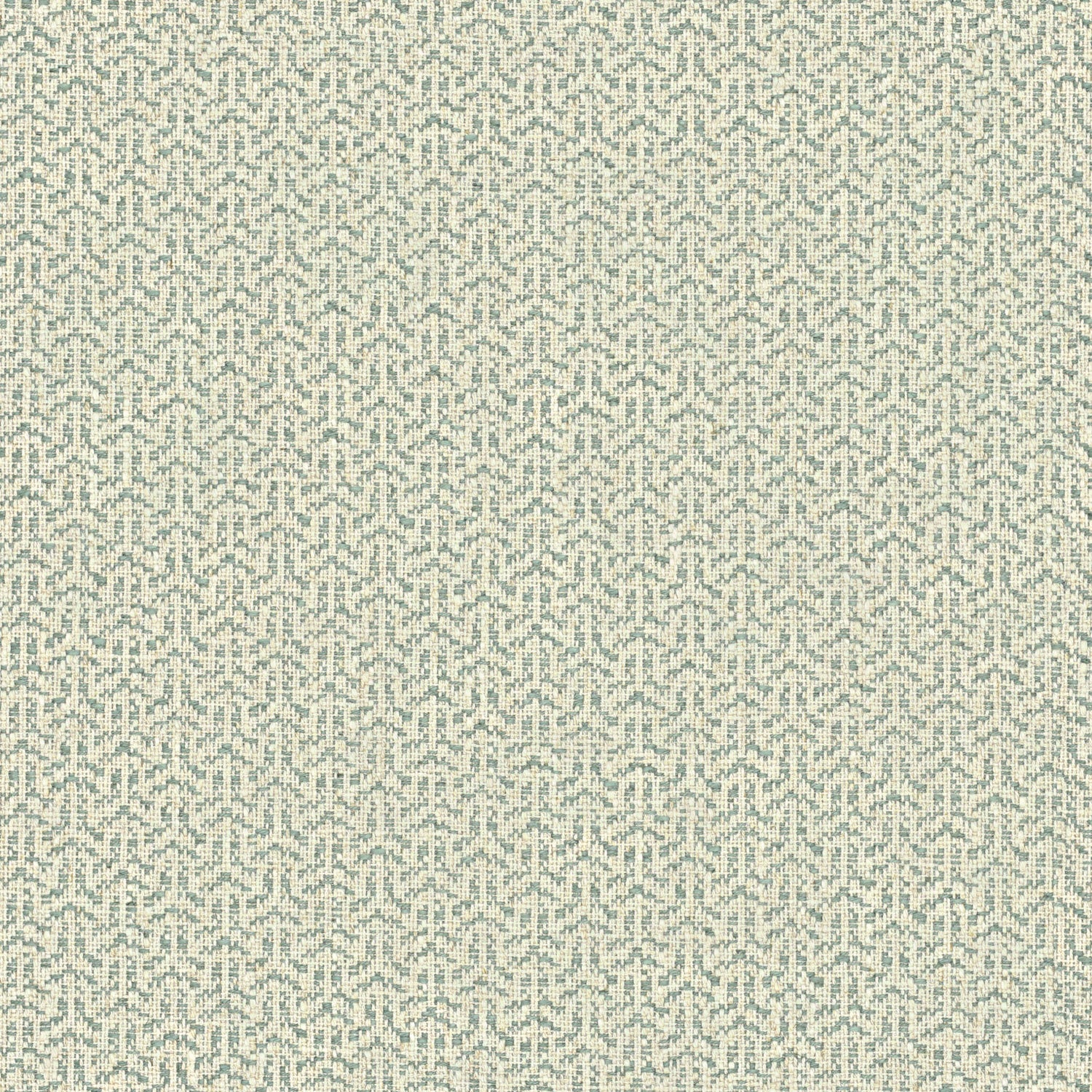 Fabric swatch of a Scandi-style semi-plain stain resistant upholstery fabric in a aqua colour