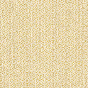 Fabric swatch of a Scandi-style semi-plain stain resistant upholstery fabric in a yellow colour