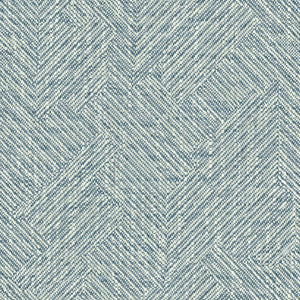 Fabric swatch of a Scandi-style semi-plain stain resistant upholstery fabric in a blue colour