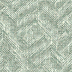 Fabric swatch of a Scandi-style semi-plain stain resistant upholstery fabric in a aqua colour