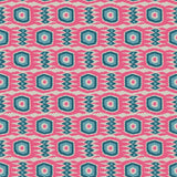 Fabric swatch of a printed velvet fabric featuring a fun, jazzy pattern in Candy Pink.
