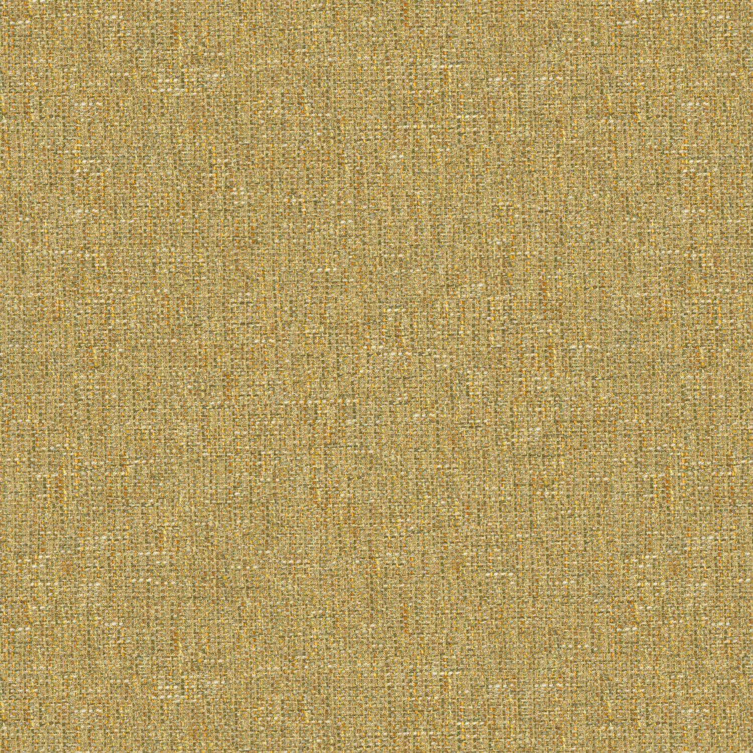 Fabric swatch of a stain resistant weave fabric with a tweed design in yellow colours