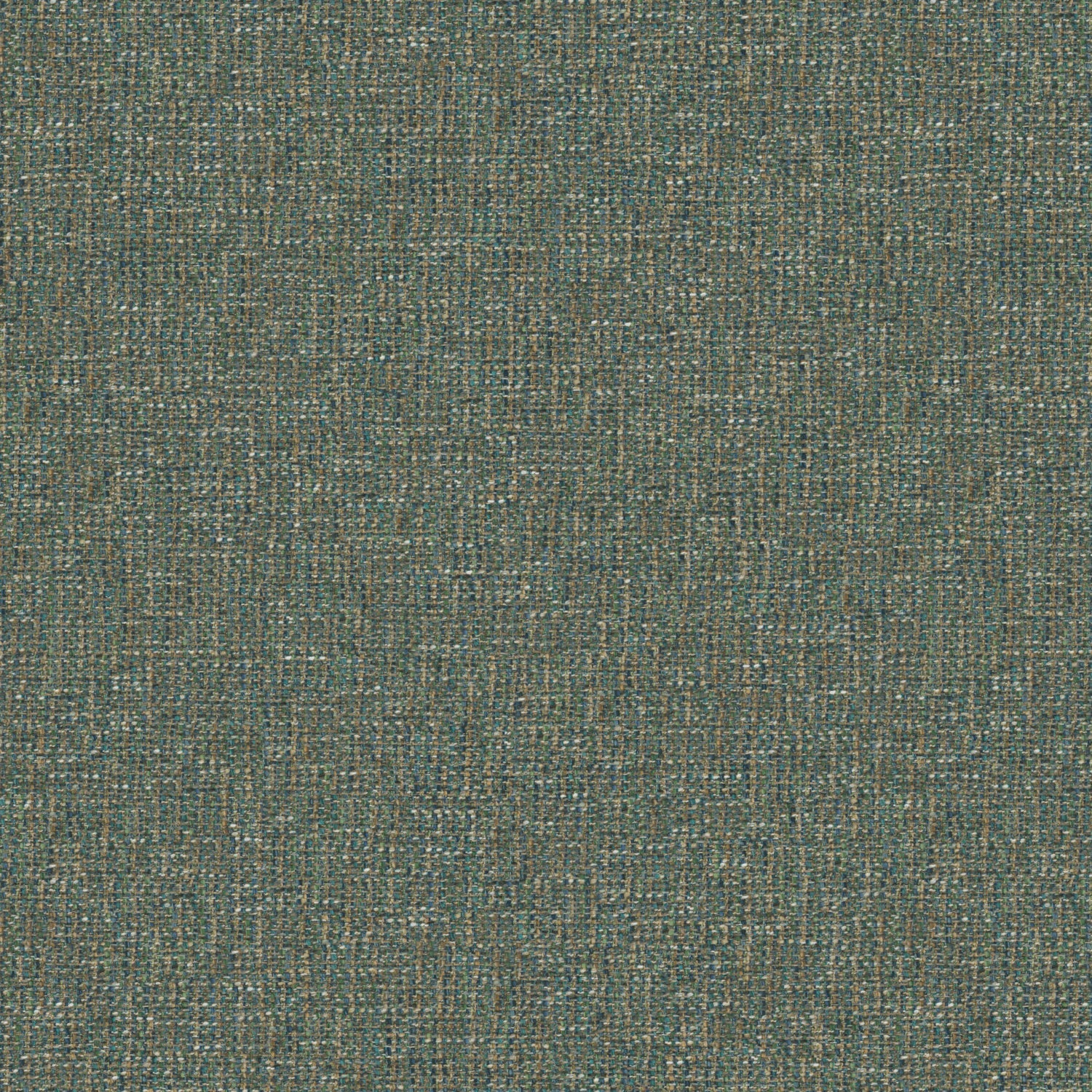 Fabric swatch of a stain resistant weave fabric with a tweed design in blue colours