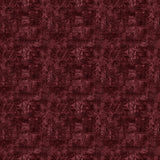 Dark red velvet fabric with a carpet design and stain resistant finish