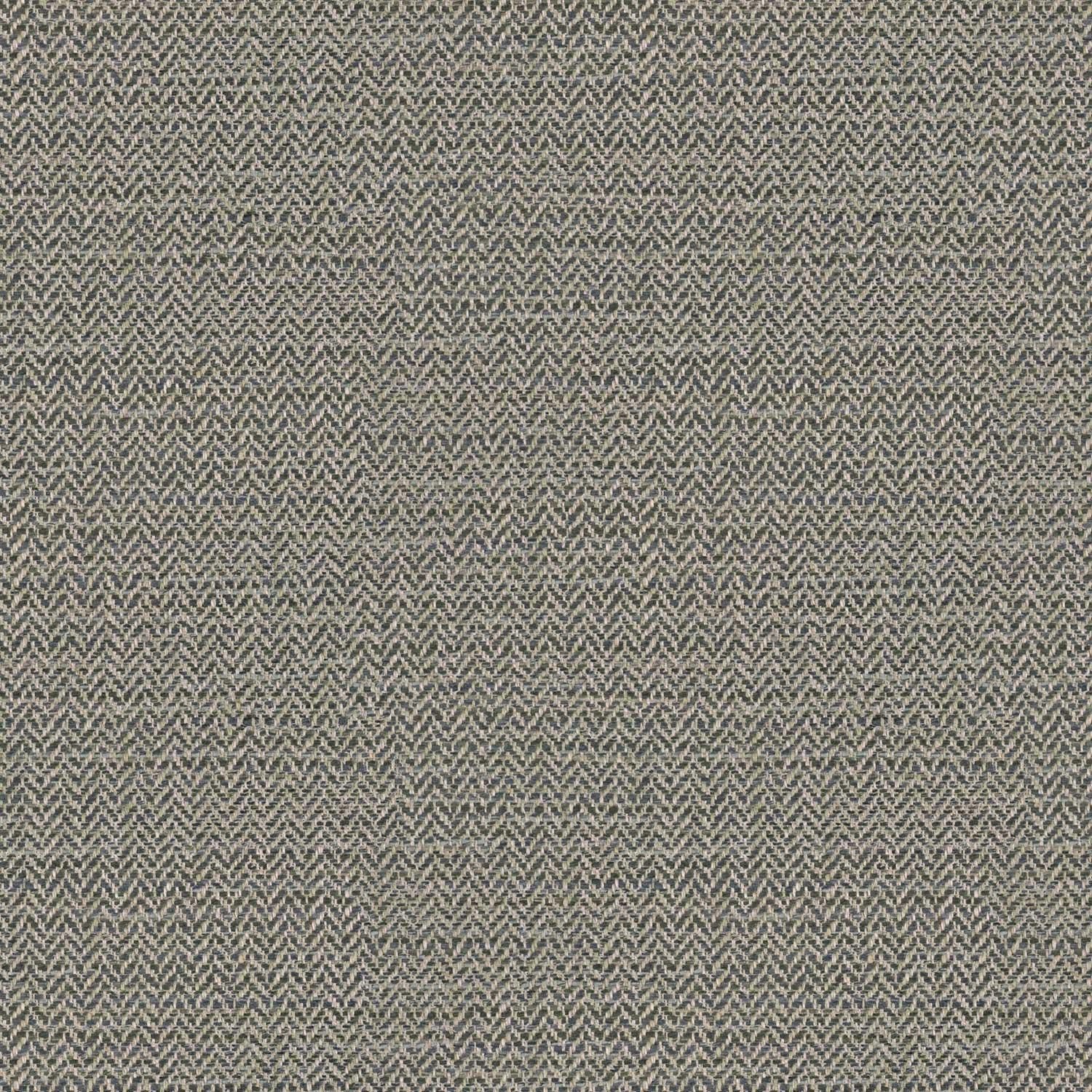 Sample of a woven fabric in a herringbone design in Zinc