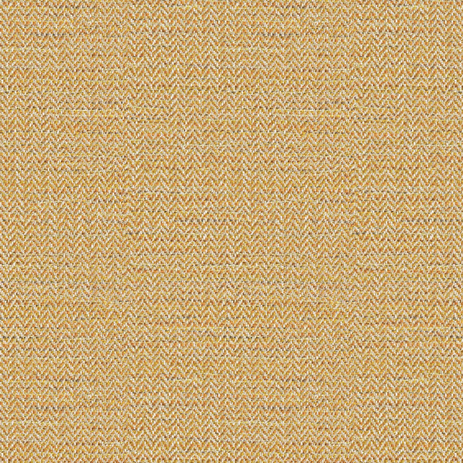 Sample of a woven fabric in a herringbone design in Marigold