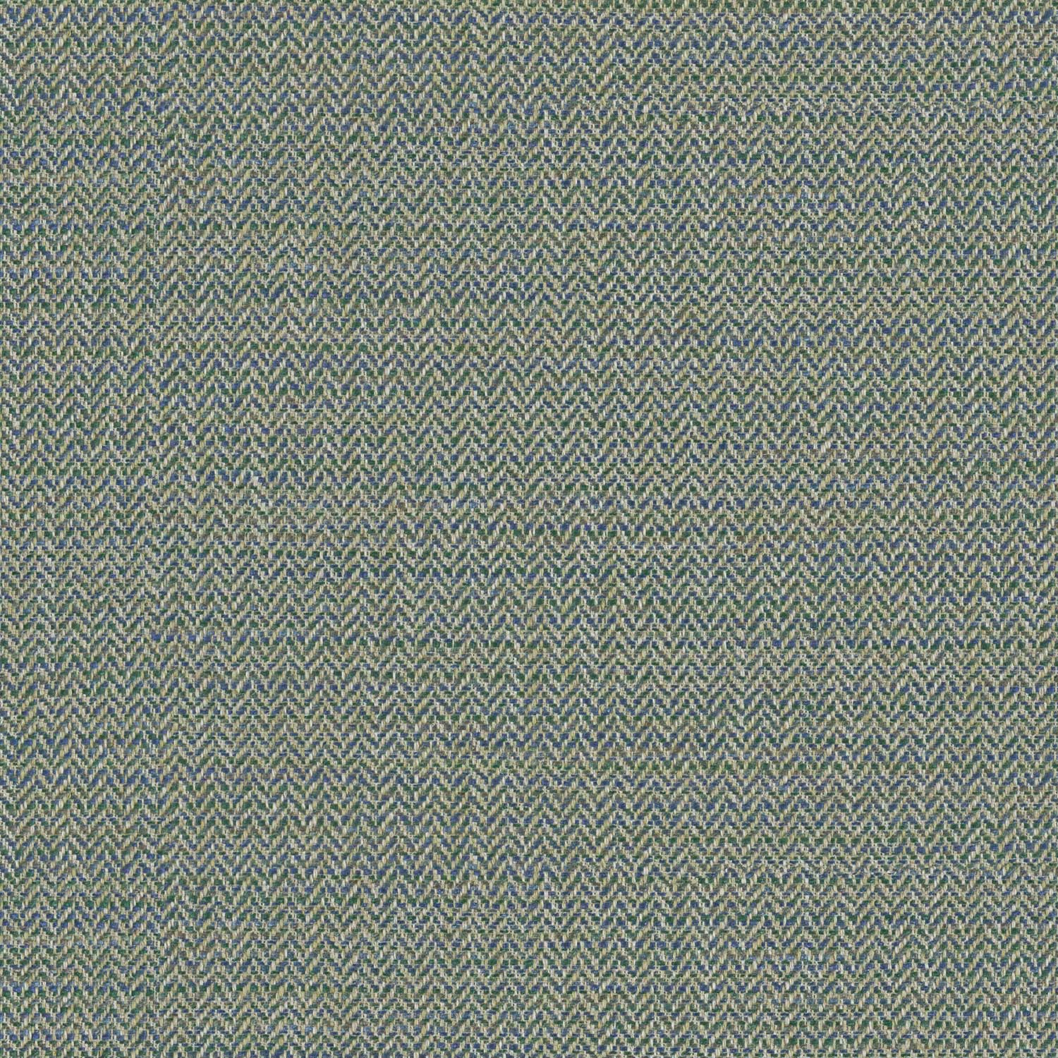 Sample of a woven fabric in a herringbone design in Neptune