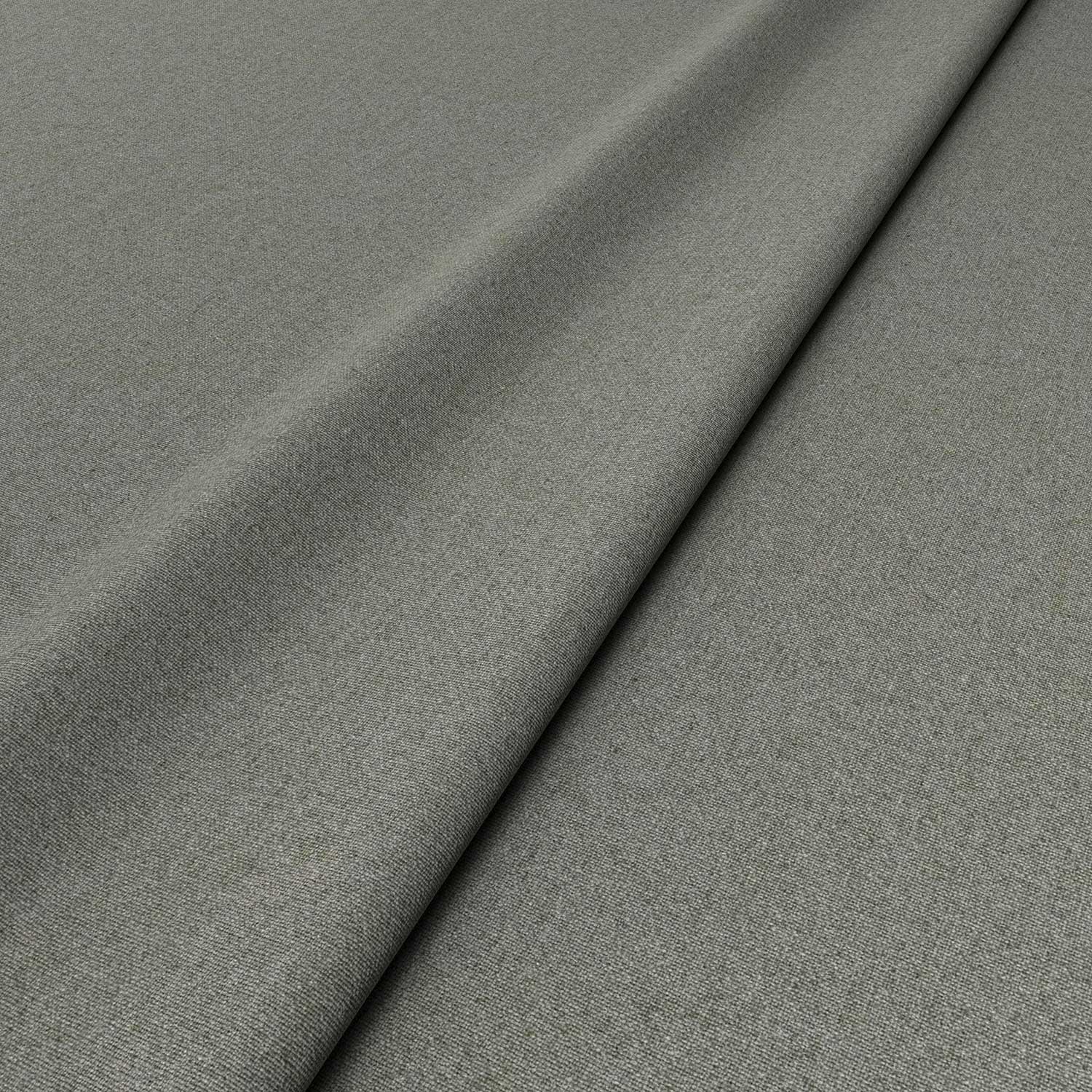 Sample of a grey woven fabric.