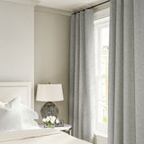 Curtain in a boucle fabric in Linen