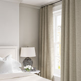 Curtain in a boucle fabric in Pumice