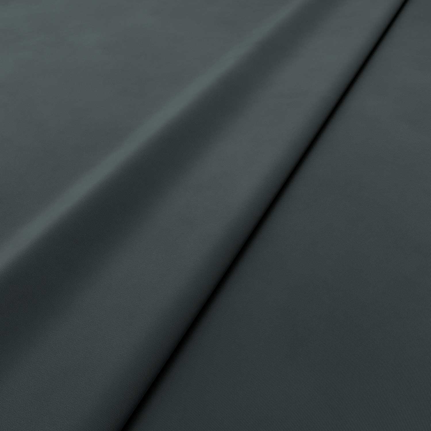 Fabric swatch of a grey velvet upholstery fabric