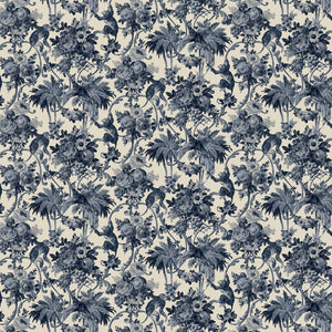 Tropical wallpaper with a classic monkey pattern.