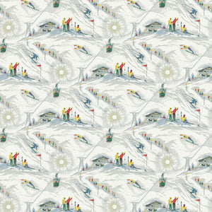 Off-Piste wallpaper captures the fun, thrills, and exhilaration of the slopes.