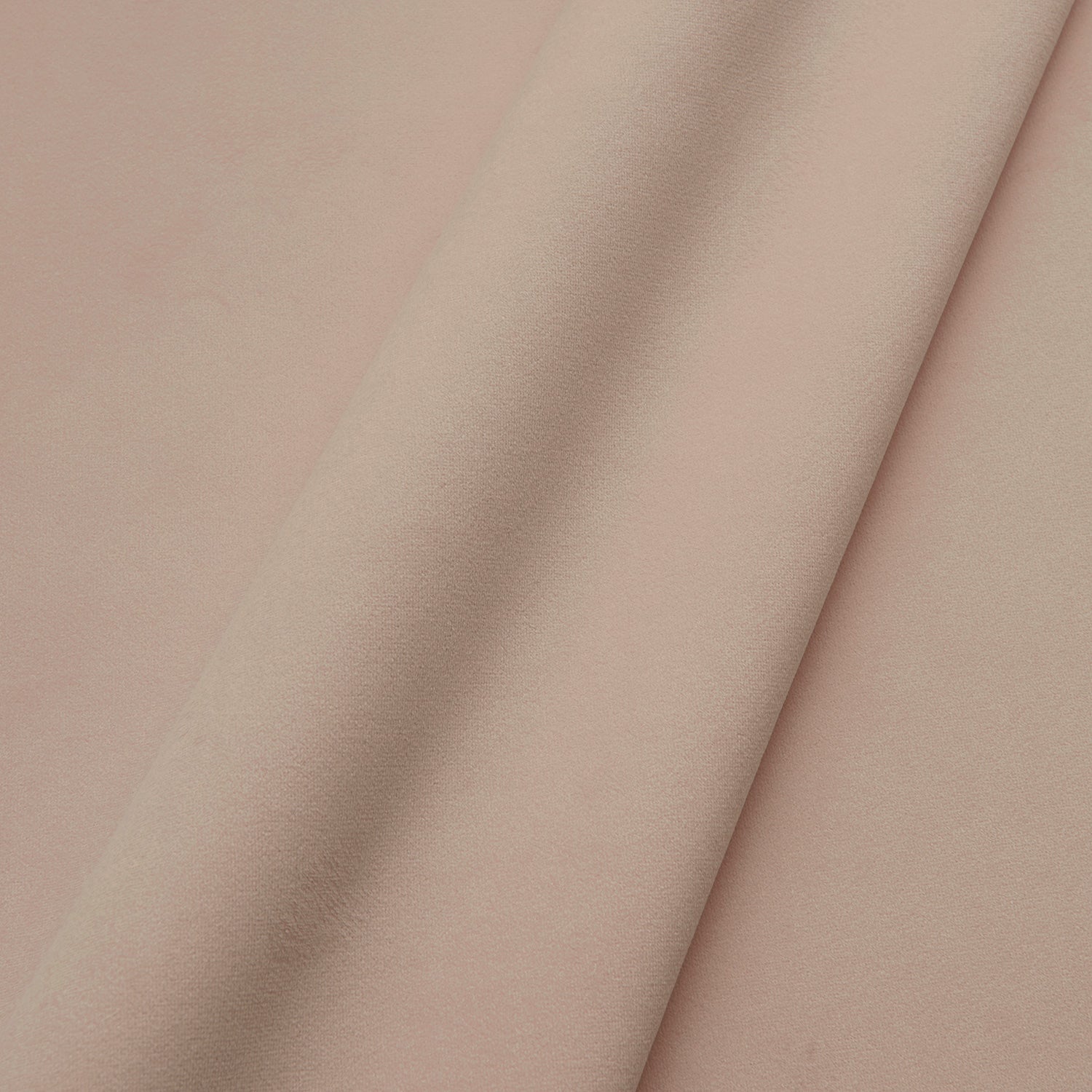 Fabric swatch of a plain stain resistant velvet upholstery fabric in a pink colour