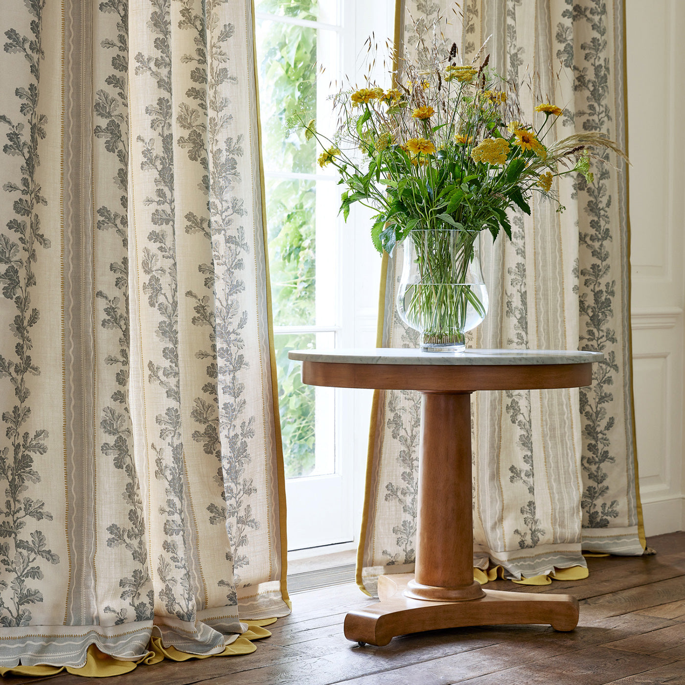 Hester Grey/Curtains/Linwood