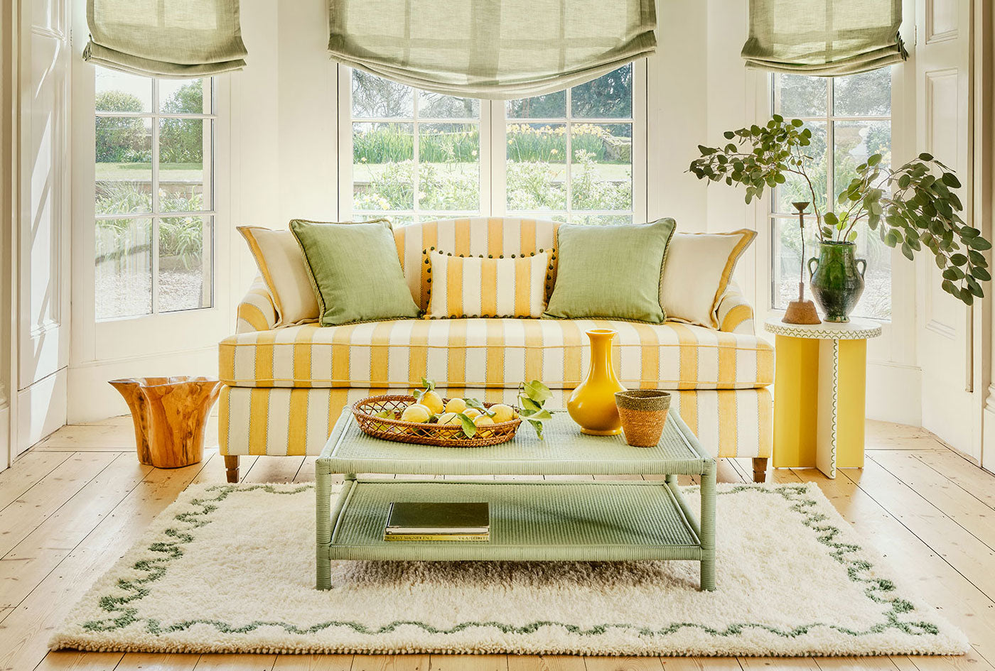 Lola Stripe – Printed Linen | Linwood