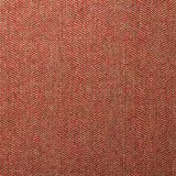Sample of a classic herringbone woven fabric in red.