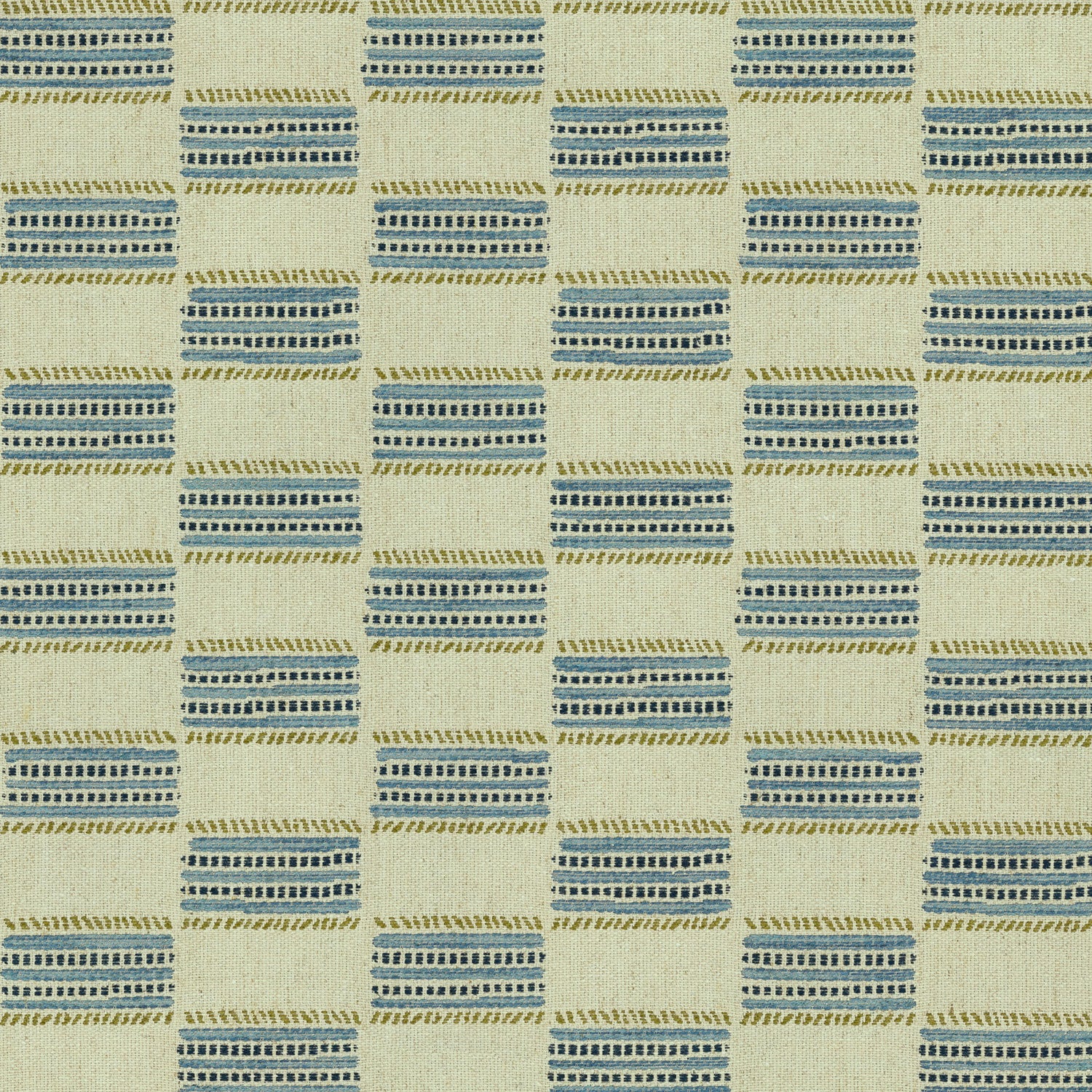 Strata woven fabric in Bluestone, flat shot showing subtle horizontal texture and tonal variation.