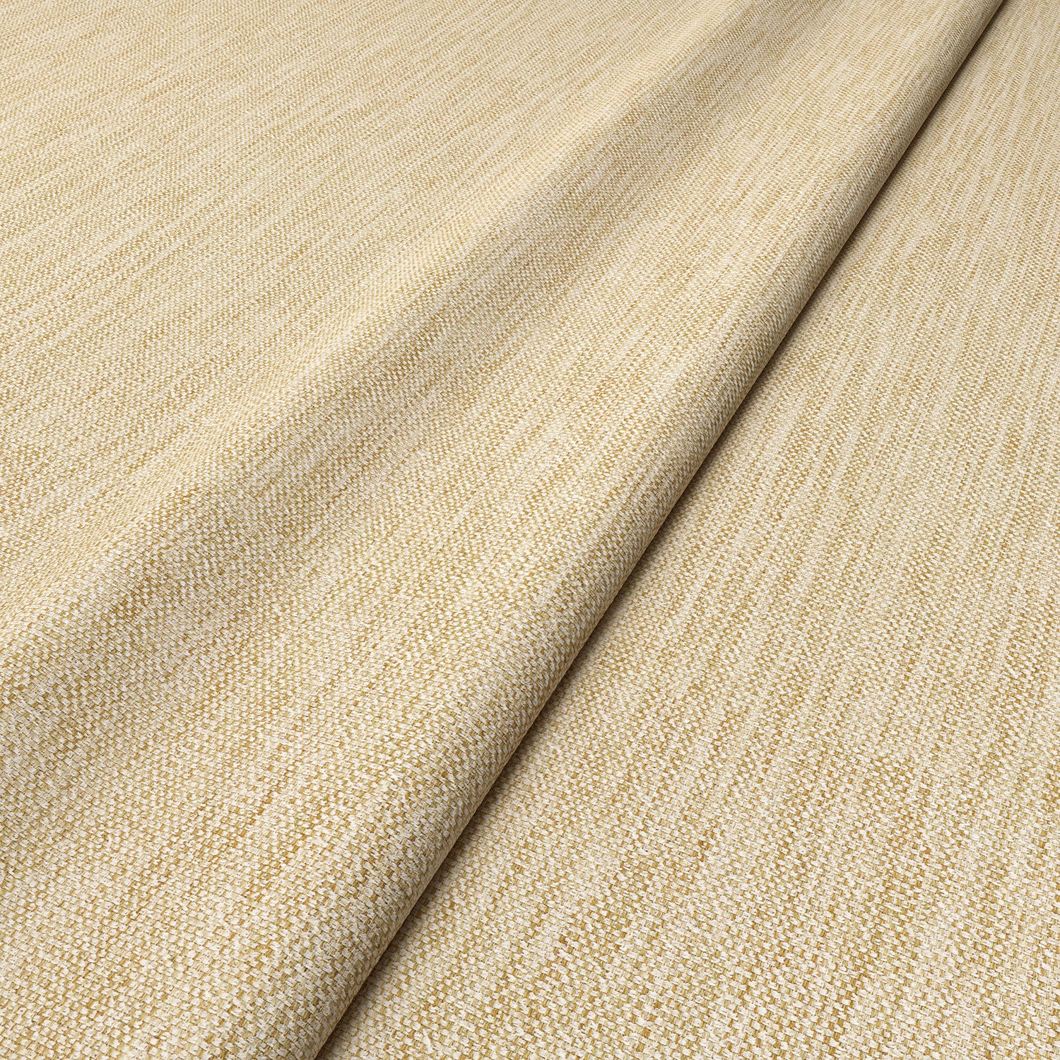Close-up of Linwood’s Loxley Oatmeal fabric – textured Italian weave in soft neutral for upholstery.