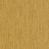 Close-up of Linwood’s Loxley Ochre fabric – textured Italian weave in golden yellow for upholstery.