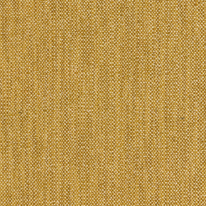 Close-up of Linwood’s Loxley Ochre fabric – textured Italian weave in golden yellow for upholstery.