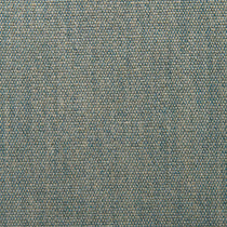 Sample of a plain luxurious woven fabric in blue.