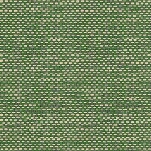 Sample of a green wallpaper with faux basketweave pattern