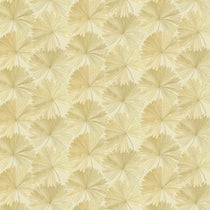 Contemporary floral wallpaper featuring a tropical palm design in neutral shades..