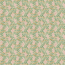 Capturing the beauty of the forest floor, this pink wallpaper features leaves and flowers