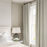 Linen curtain in Dove