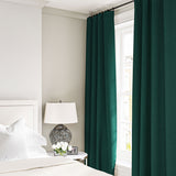 Linen curtain in Forest
