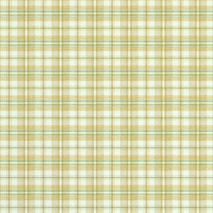 Fabric swatch of a luxury Scottish cream wool tartan fabric suitable for curtains and upholstery