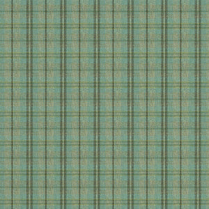 Fabric swatch of a luxury Scottish blue wool tartan fabric suitable for curtains and upholstery