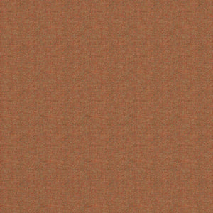 Fabric swatch of a orange Scottish wool herringbone fabric for curtains and upholstery