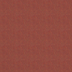 Fabric swatch of a terracotta Scottish wool herringbone fabric for curtains and upholstery