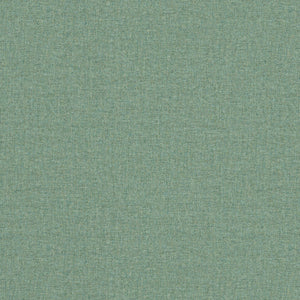 Fabric swatch of a turquoise Scottish wool herringbone fabric for curtains and upholstery