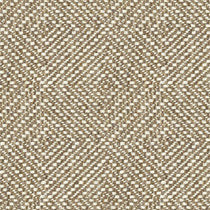 Neutral fabric suitable for curtains and upholstery with a white geometric design