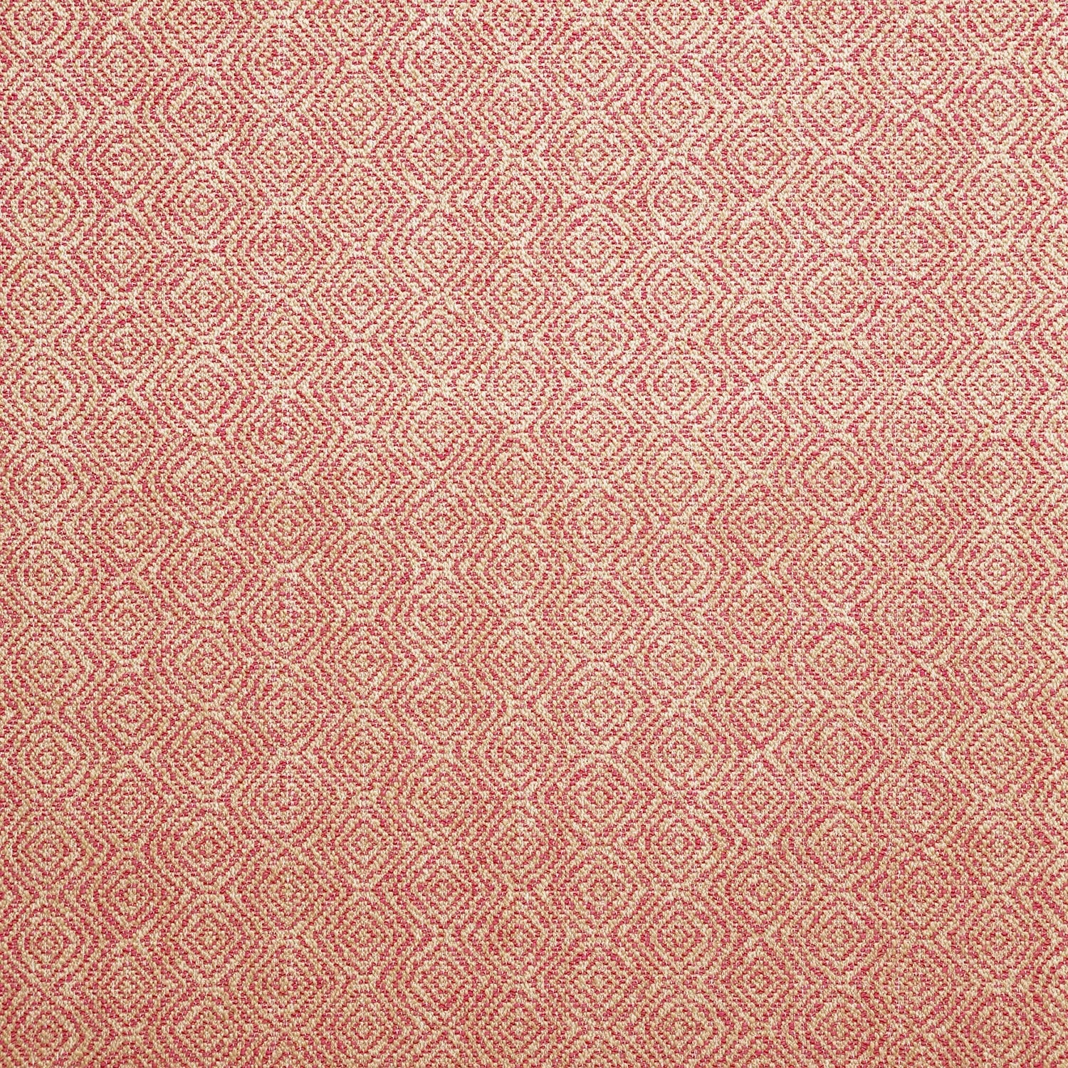 Fabric swatch of a red woven fabric for upholstery