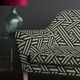 Sofa in design name Pampas, colourway Charcoal from Tango