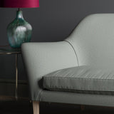 Sofa upholstered in design name Salta, colourway Powder Blue from Tango Weaves.