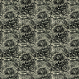Sample of a luxurious printed velvet featuring a scenic/semi tropical design