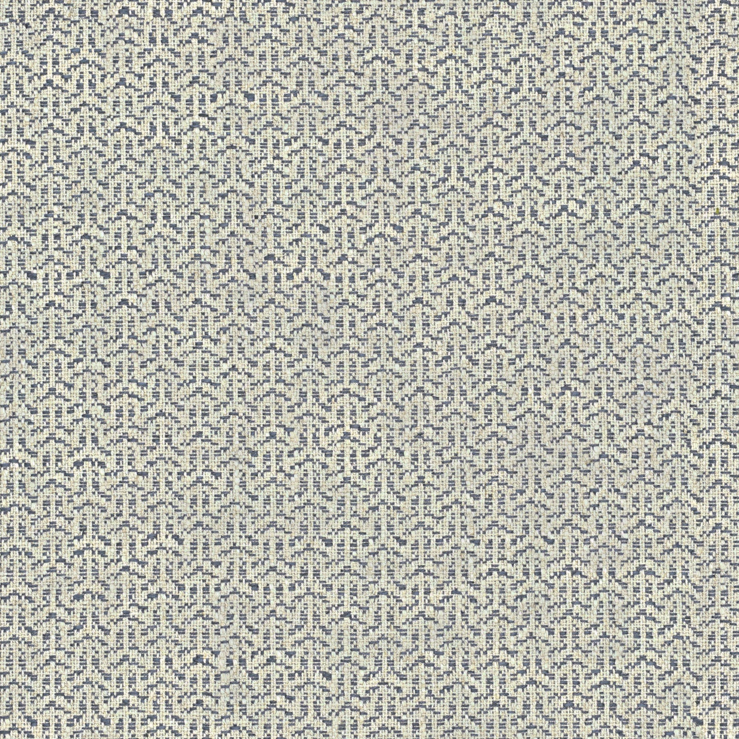 Fabric swatch of a Scandi-style semi-plain stain resistant upholstery fabric in a blue colour