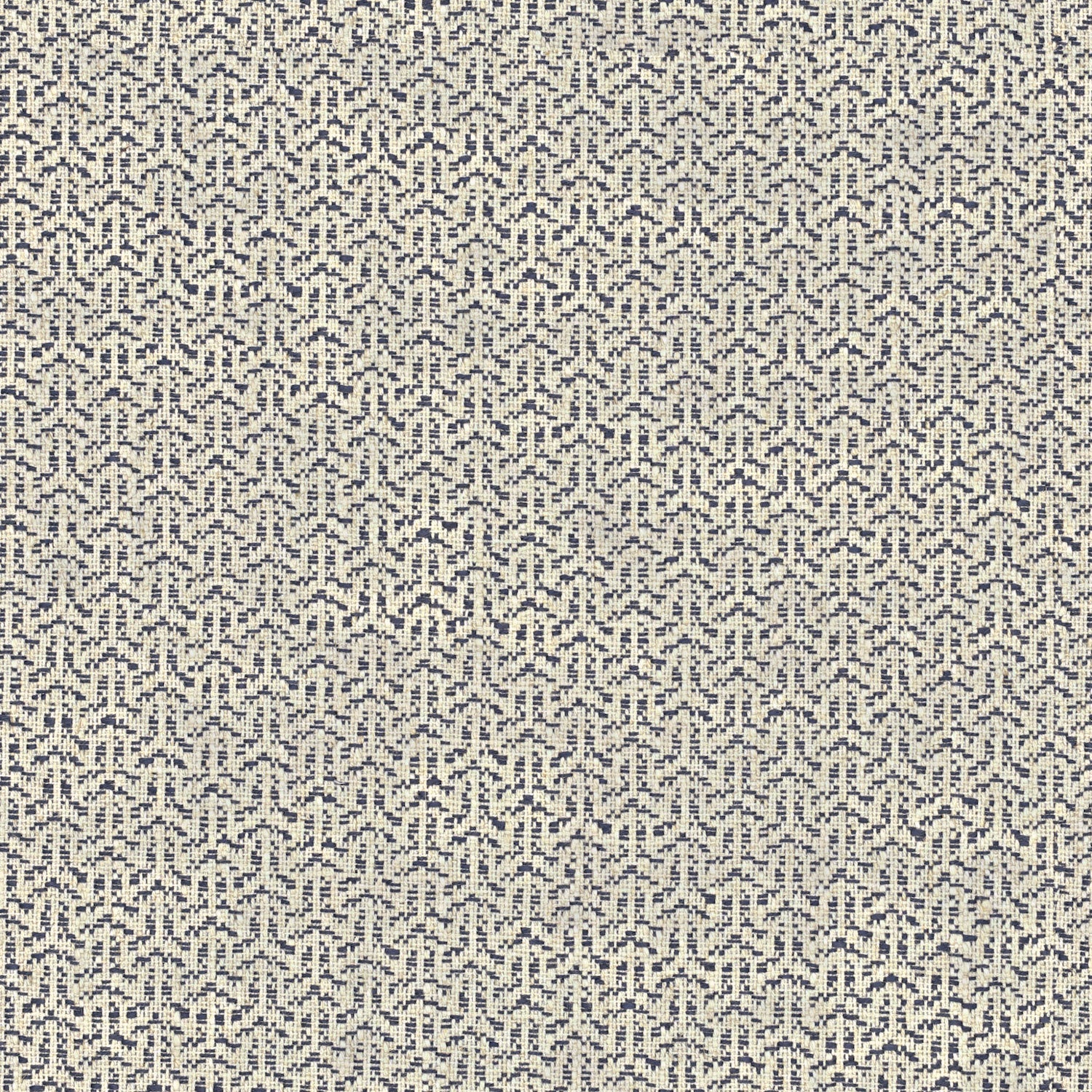 Fabric swatch of a Scandi-style semi-plain stain resistant upholstery fabric in a dark blue colour