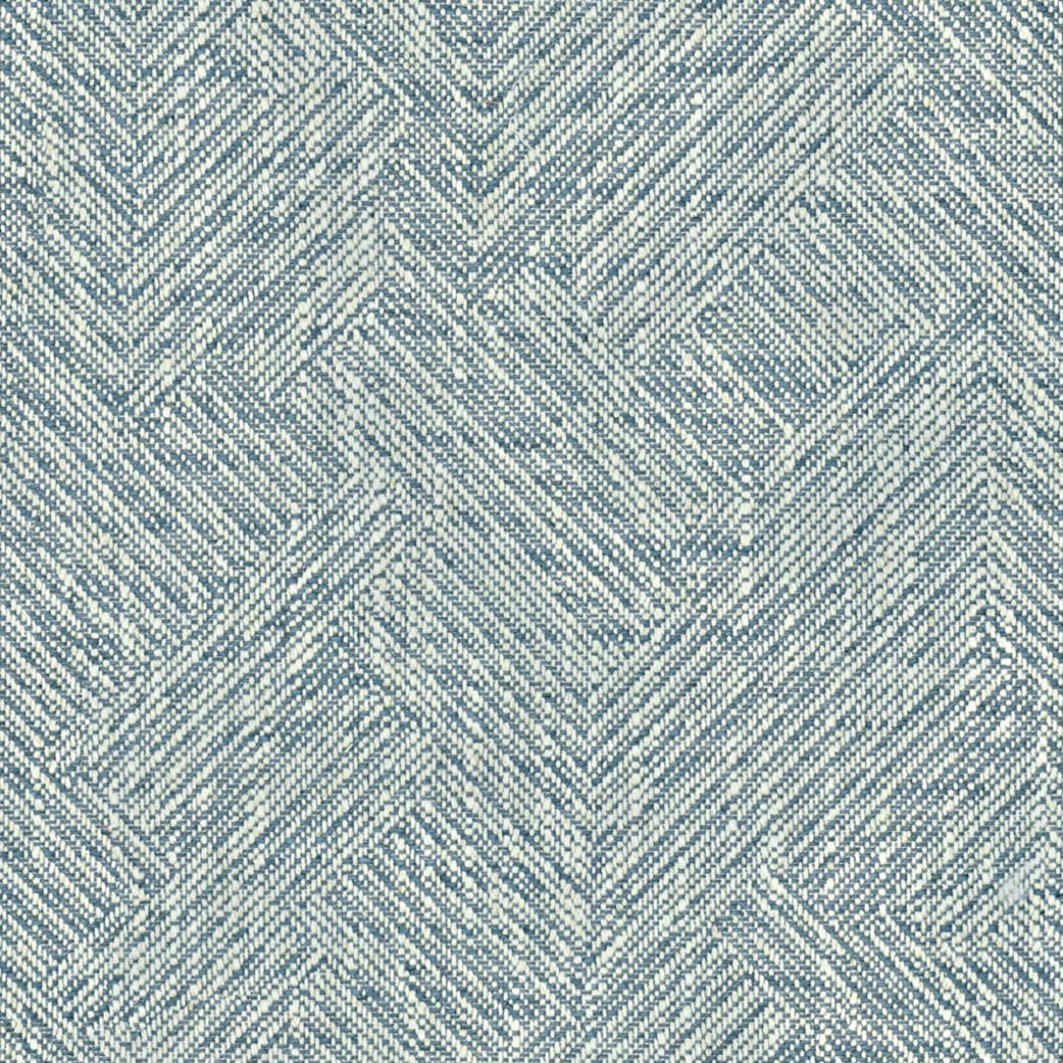 Fabric swatch of a Scandi-style semi-plain stain resistant upholstery fabric in a blue colour