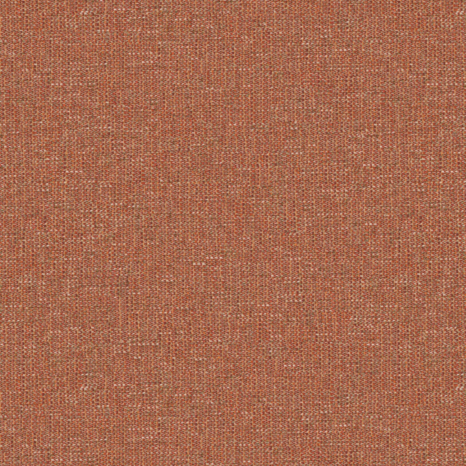Fabric swatch of a stain resistant weave fabric with a tweed design in red colours